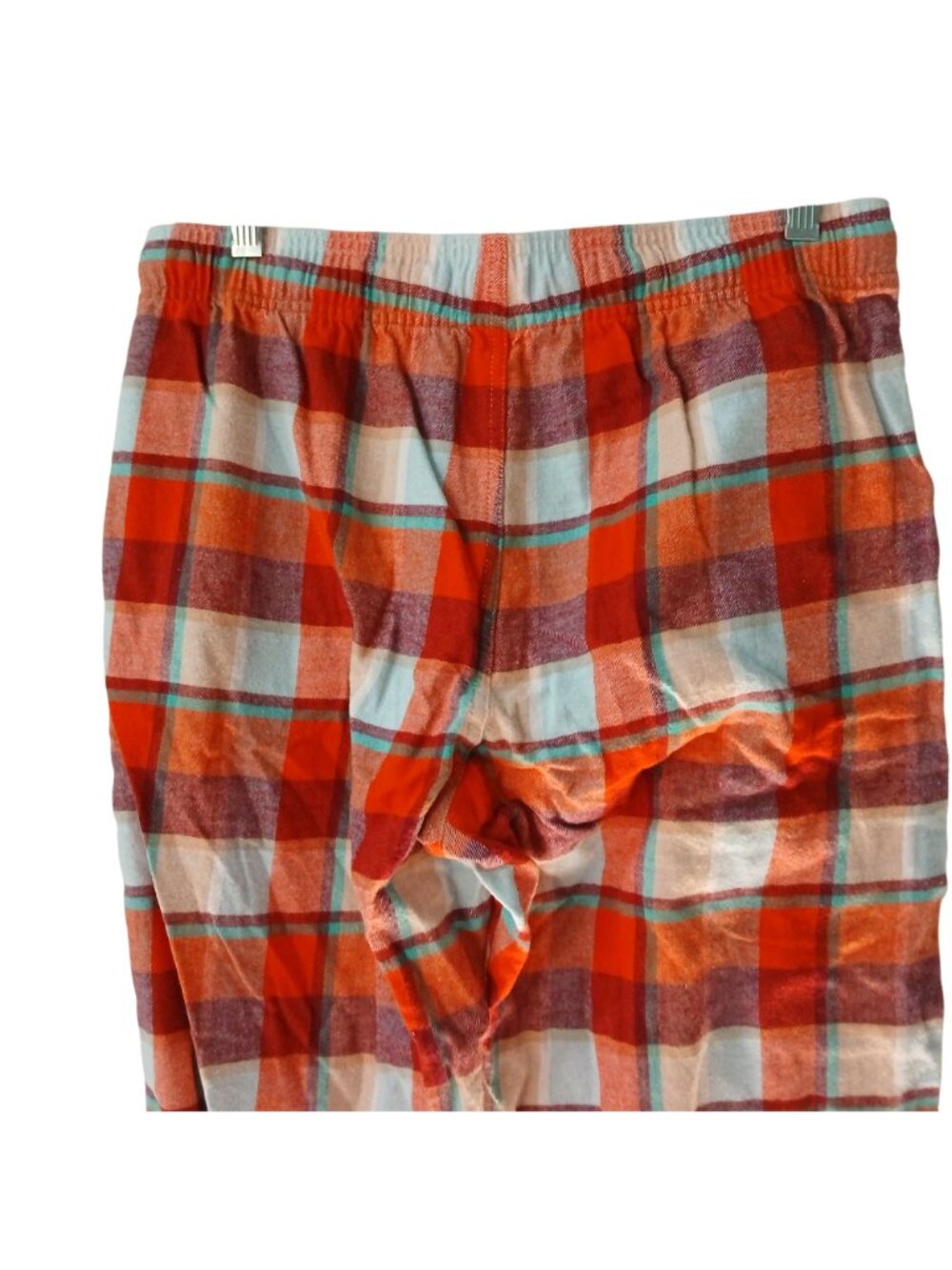 Old Navy Mens Medium Plaid Flannel Pajama Set Long Sleeve Pockets #H-24 - Picture 11 of 15